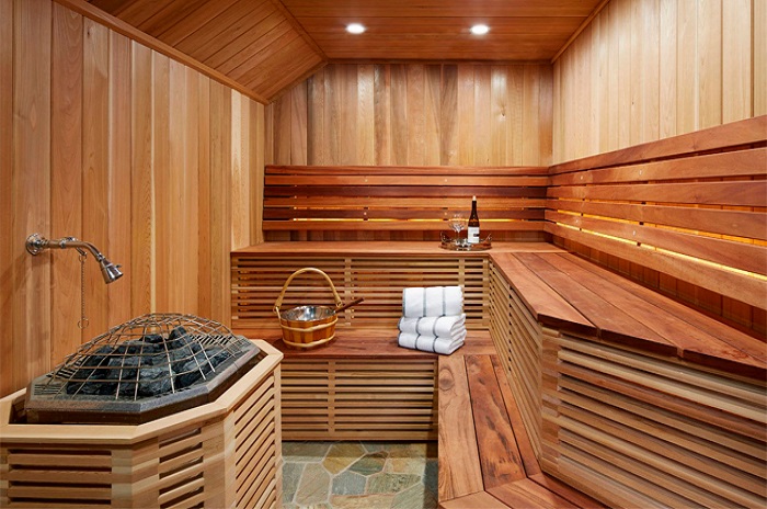 Освещение в бане: особенности инсоляции каждого помещения
